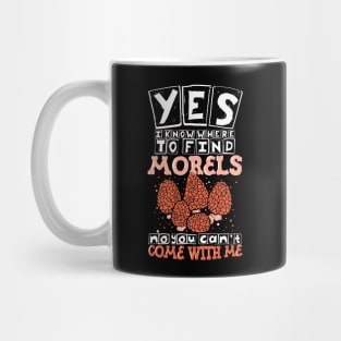 Morel Hunting design for a Mushroom Hunter Mug